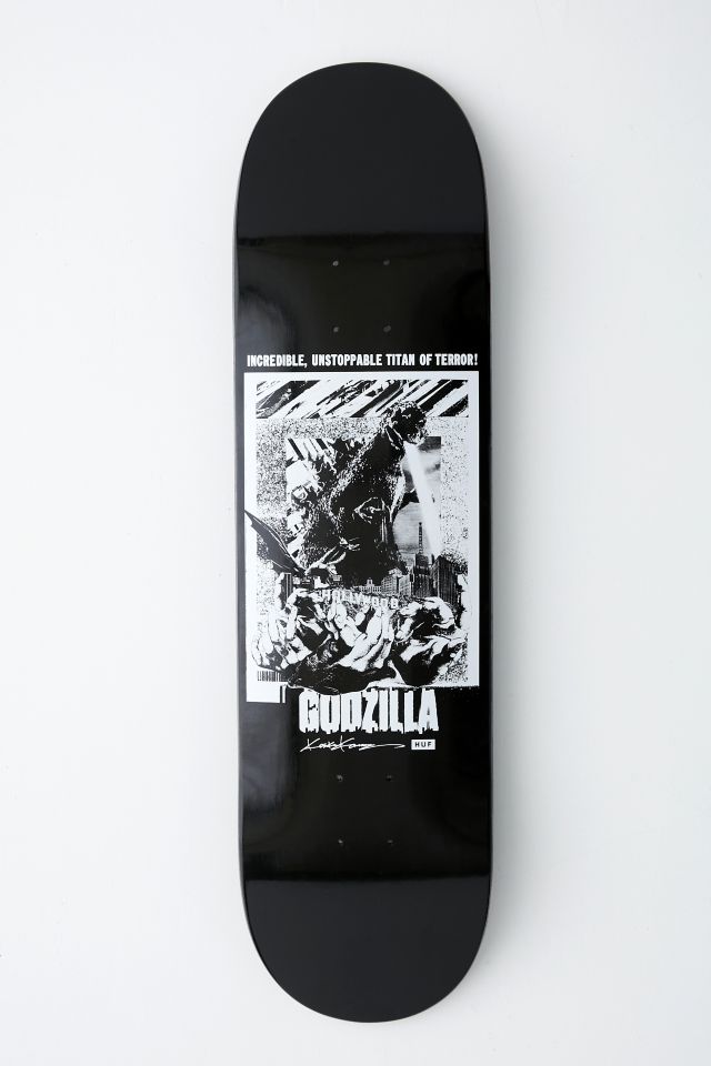 HUF X Godzilla X Kosuke Kawamura UO Exclusive Skateboard Deck