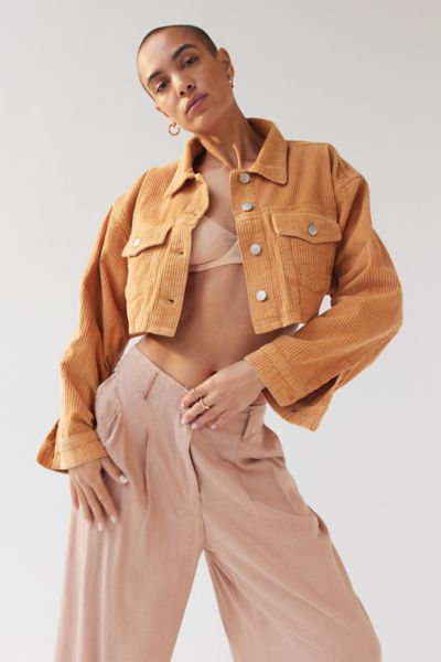 BDG Urban Outfitters Crop Drawstring Hem Padded Jacket