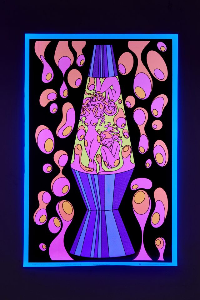 Affiche Blacklight Lampe Groovy #2
