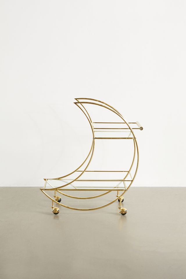 Crescent Moon Bar Cart #1