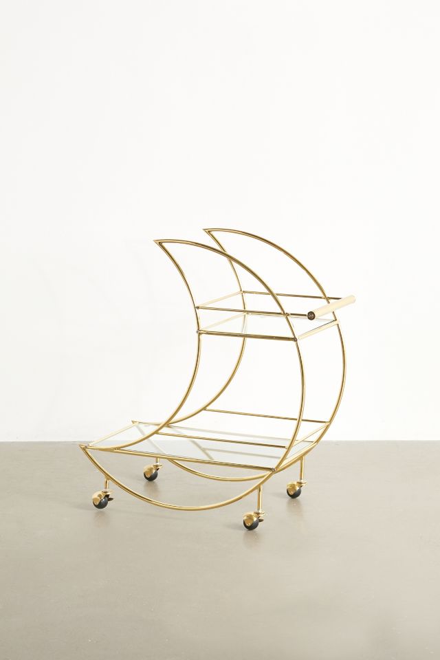 Crescent Moon Bar Cart #2