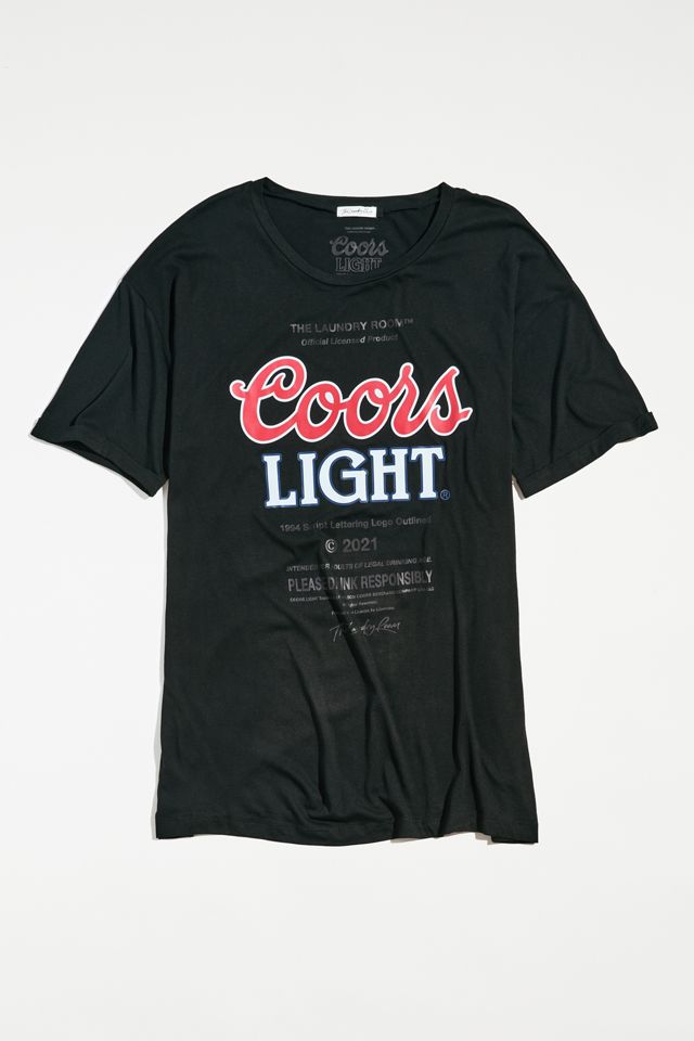 The Laundry Room X Coors Light Official Tee Urban Outfitters