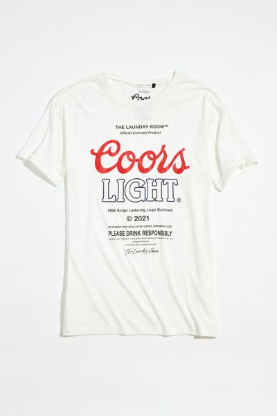 The Laundry Room X Coors Light Official Tee | Urban Outfitters