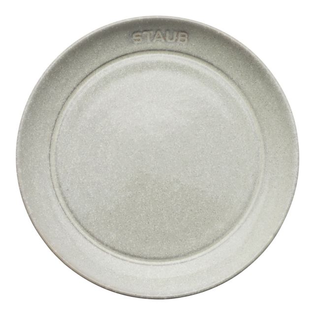 Staub White Truffle Porcelain 4-Piece Appetizer Plate Set