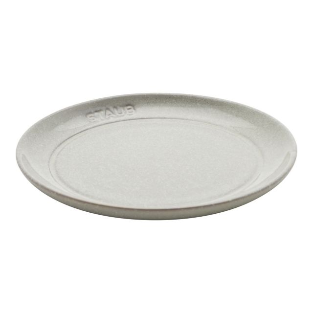 Staub White Truffle Porcelain 4-Piece Appetizer Plate Set