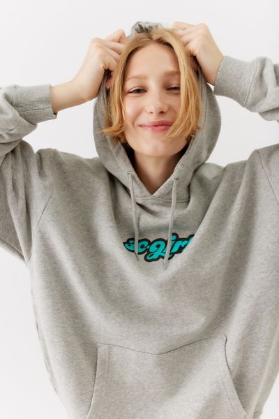 X-girl - Xgirl　CURVED LOGO ZIP UP SWEAT HOODIE X-girl（エックスガール）の「CURVED LOGO ZIP UP SWEAT HOODIE