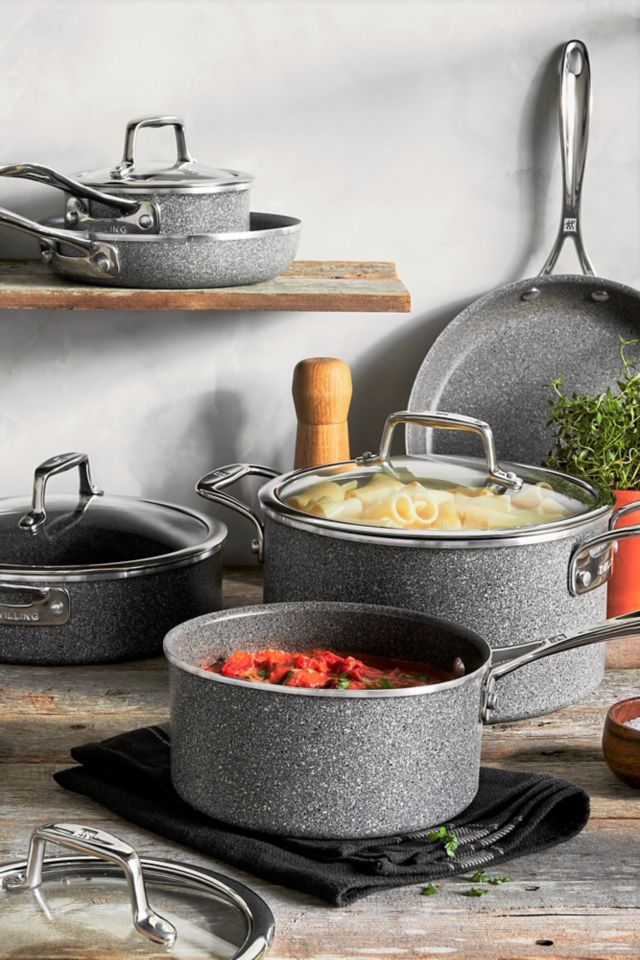 Zwilling Vitale 10-Piece Gray Nonstick Aluminum Cookware Set