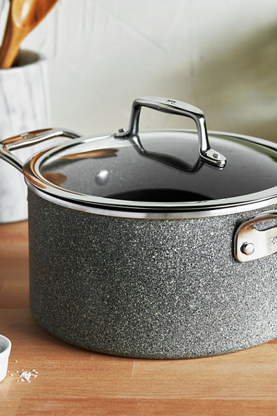 ZWILLING Vitale 6-qt Aluminum Nonstick Speckled Dutch Oven with Lid
