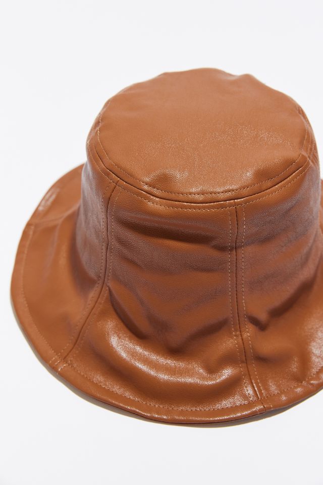 Wyeth Freddie Faux Leather Bucket Hat #3