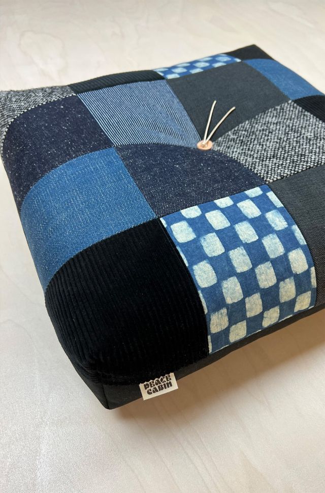 Peace Cabin Froebel Patchwork Portable Cushion #3