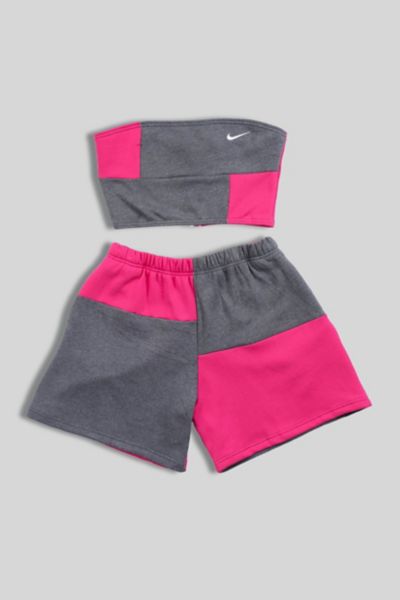 nike sweatshorts set
