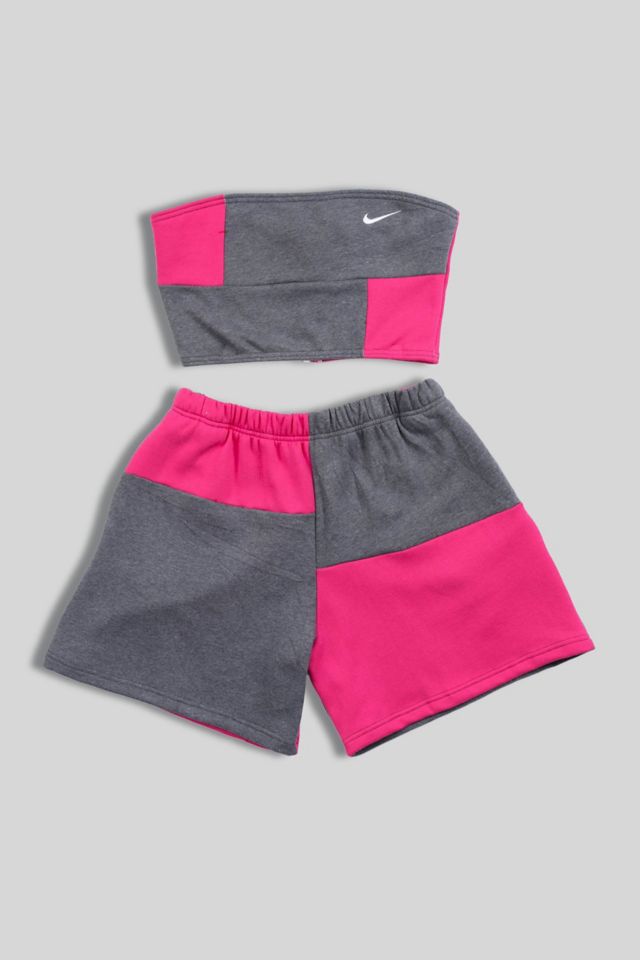 nike sweatshorts set