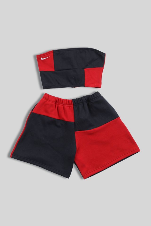 nike sweatshorts set