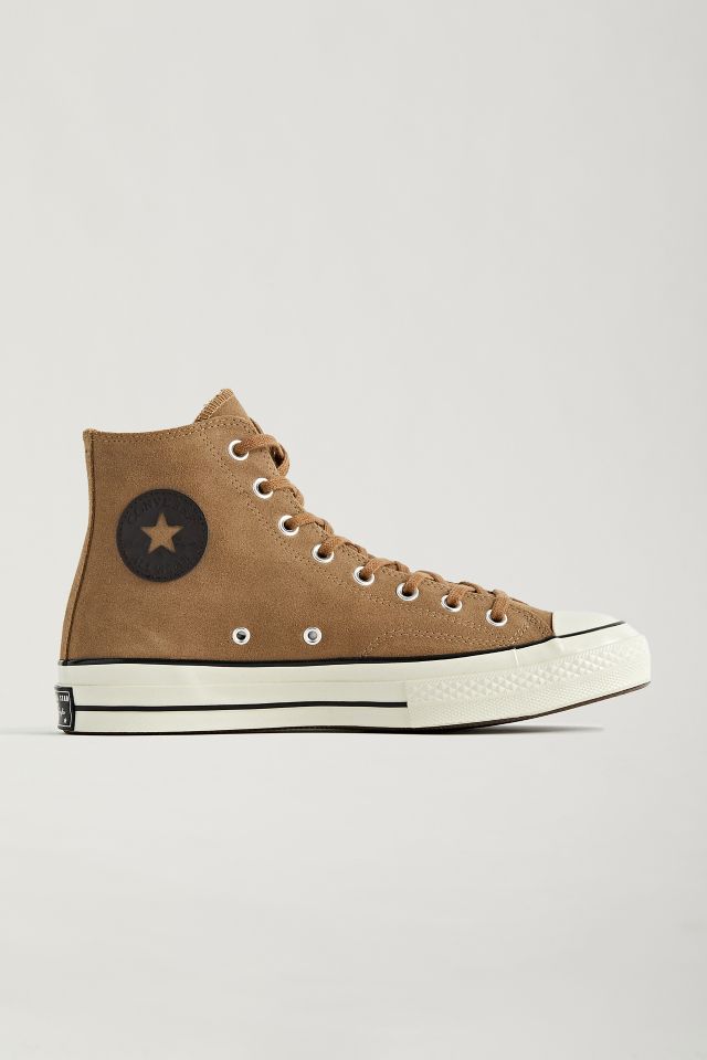 Tan cheap suede converse