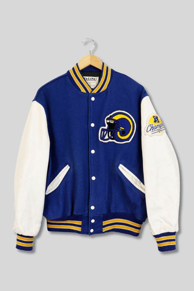 Vintage NFL La Rams 1980 Champs Varsity Snap Up Jacket