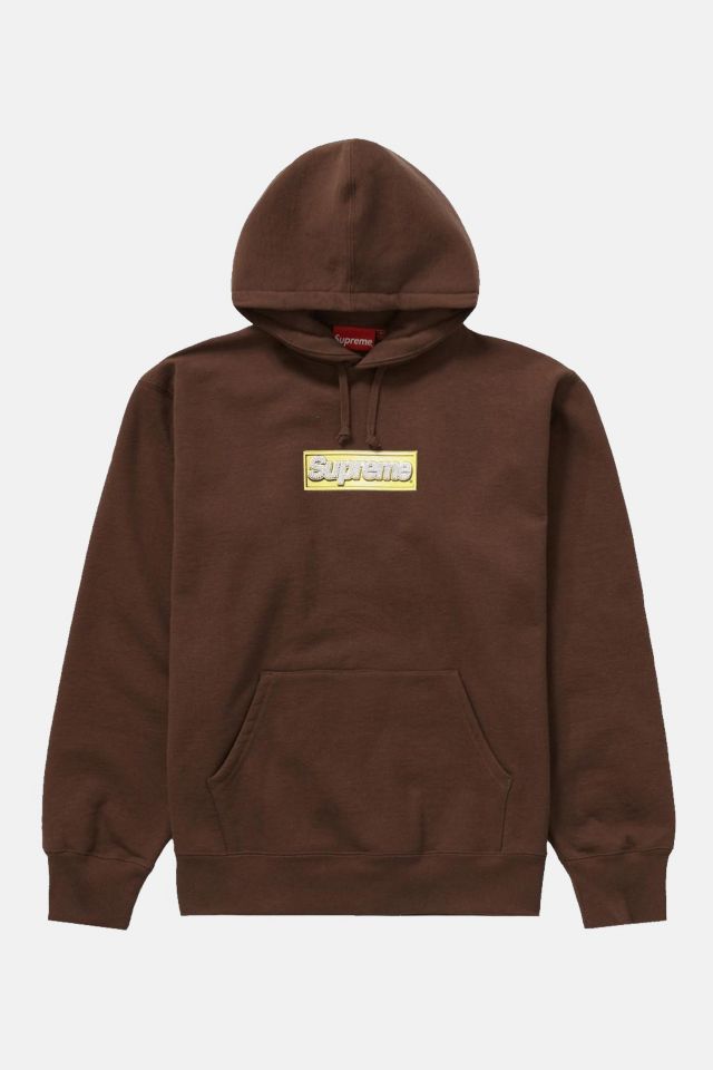 Supreme Bling Box Logo Hooded Sweatshirt