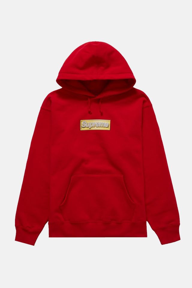 Supreme Bling Box Logo Hooded Sweatshirt