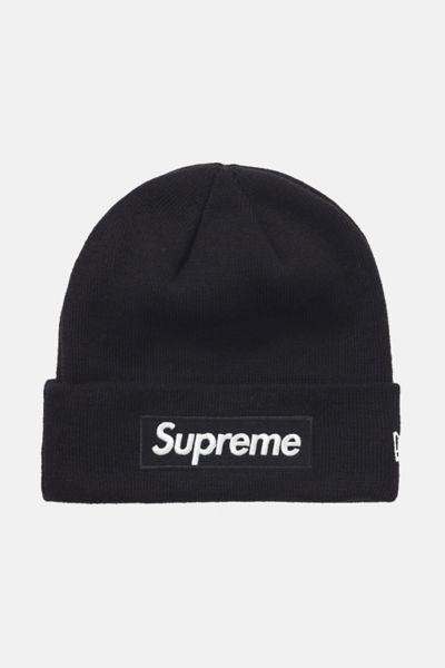 Supreme New Era Box Logo Beanie (FW21) | Urban Outfitters