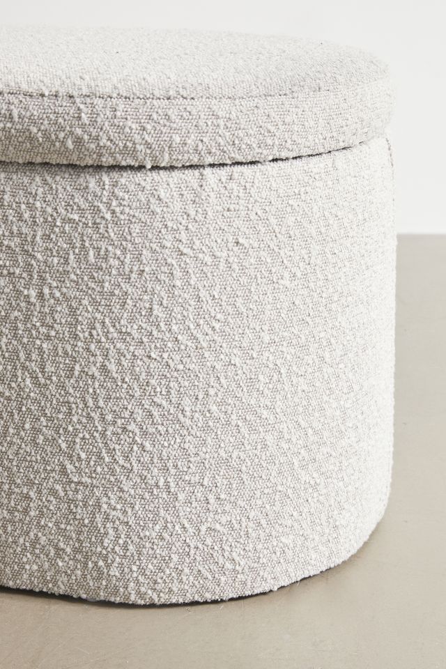 Shae Boucle Storage Bench #4