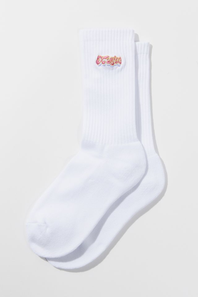 X girl Candy Logo Crew Sock Urban Outfitters