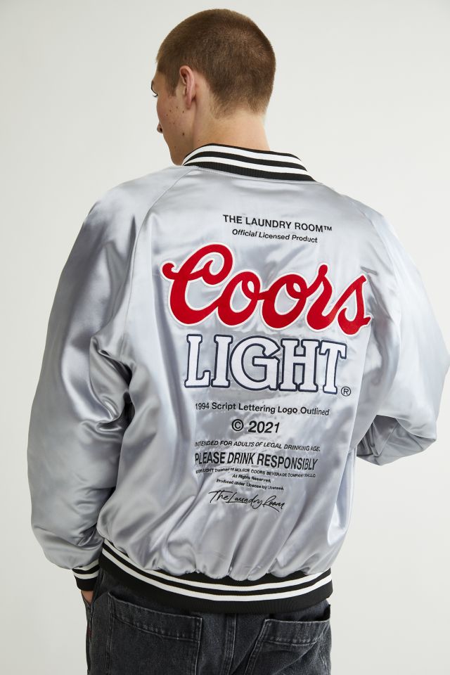 Coors Light Official TM Varsity Jacket - Silver