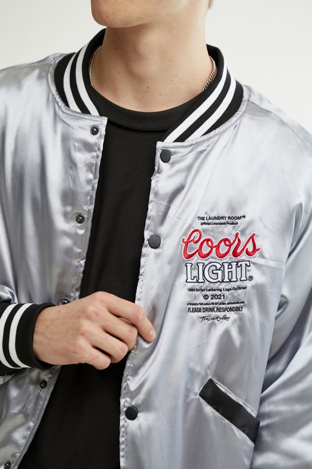 Coors Light Official TM Varsity Jacket - Silver