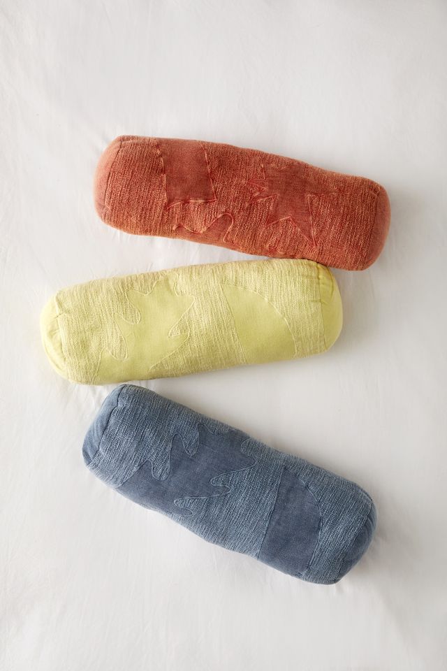 Beth Acid Wash Retro Bolster Pillow #3
