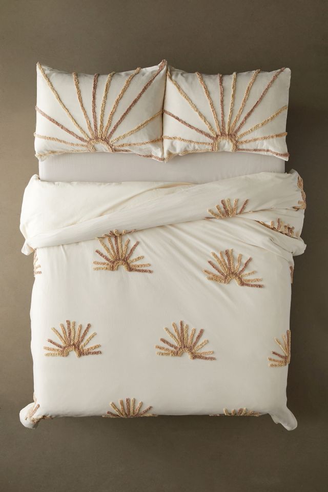 Sun Tufted Cotton Duvet Cover #1