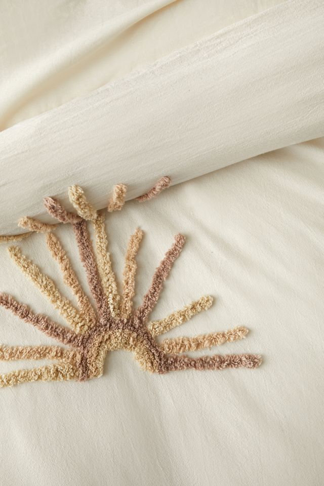 Sun Tufted Cotton Duvet Cover #2