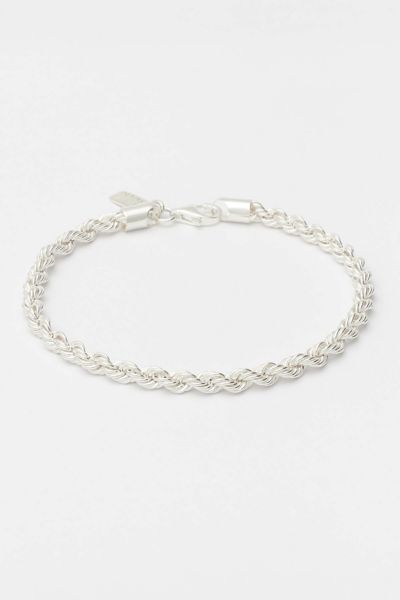 Deux Lions Jewelry Eternal Link Bracelet In Silver, Men's At Urban Outfitters