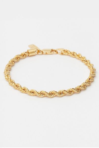 Deux Lions Jewelry Eternal Link Bracelet In Gold, Men's At Urban Outfitters In Gold