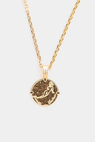 Deux Lions Jewelry Gold Zodiac Necklace