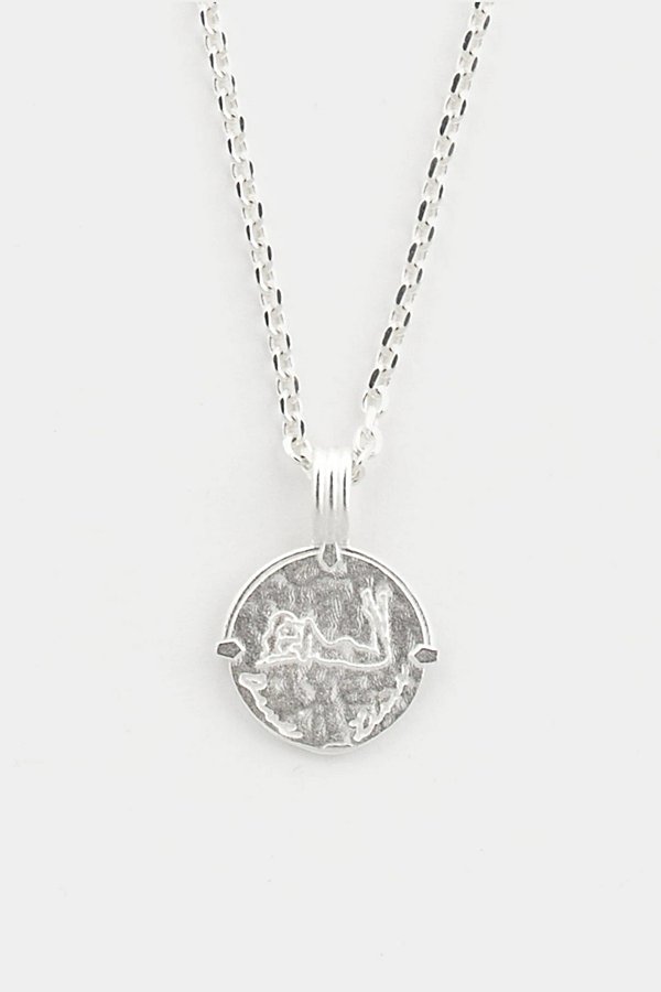 Deux Lions Jewelry Sterling Silver Zodiac Necklace In Scorpio, Men's At Urban Outfitters