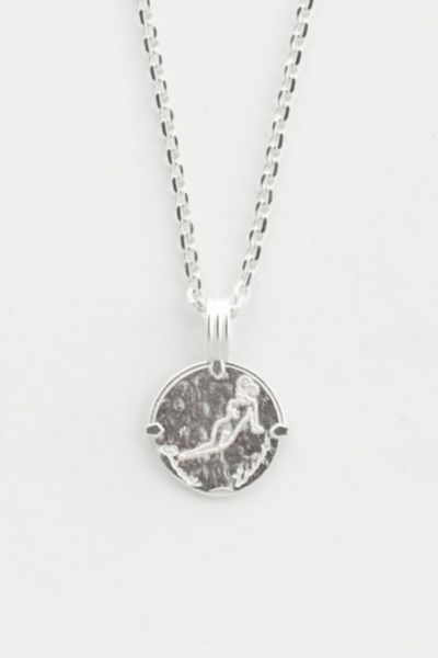Deux Lions Jewelry Sterling Silver Zodiac Necklace In Aries, Men's At Urban Outfitters