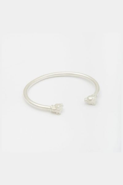 Deux Lions Jewelry Lioness Cuff In Silver, Men's At Urban Outfitters