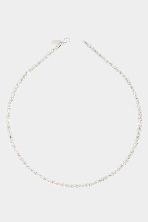 Deux Lions Jewelry Eternal Chain Necklace In Silver, Men's At Urban Outfitters
