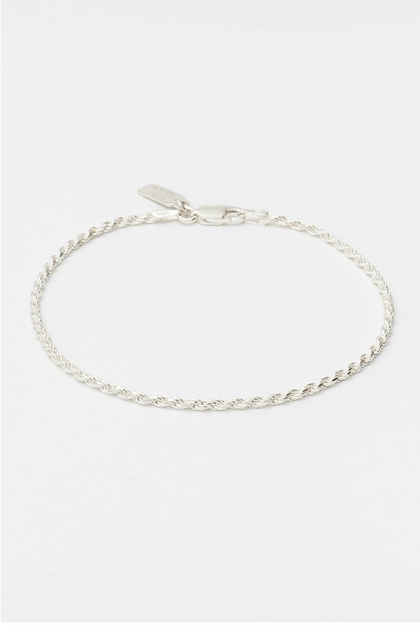 Deux Lions Jewelry Baby Eternal Bracelet In Silver, Men's At Urban Outfitters
