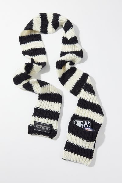 ★22-23AW新作★TheOpen Product★STRIPE POCKET SCARF Theopen Product Stripe Pocket Scarf In Black + White | ModeSens