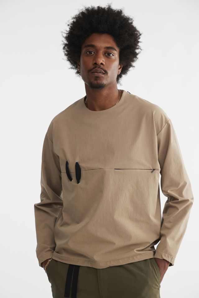 Tee Library Tied Zip Pocket Crew Neck Sweatshirt #2