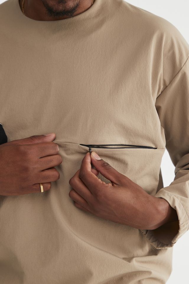 Tee Library Tied Zip Pocket Crew Neck Sweatshirt #3
