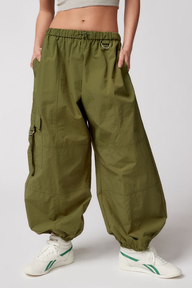 UO Jana Nylon Balloon Cargo Pant