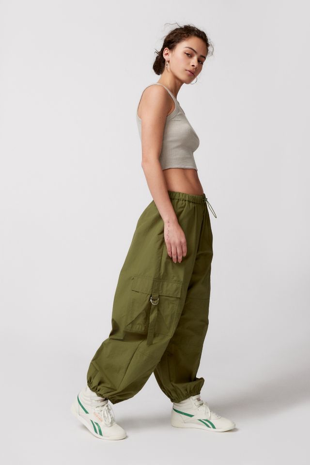 Nylon Cargo Pants