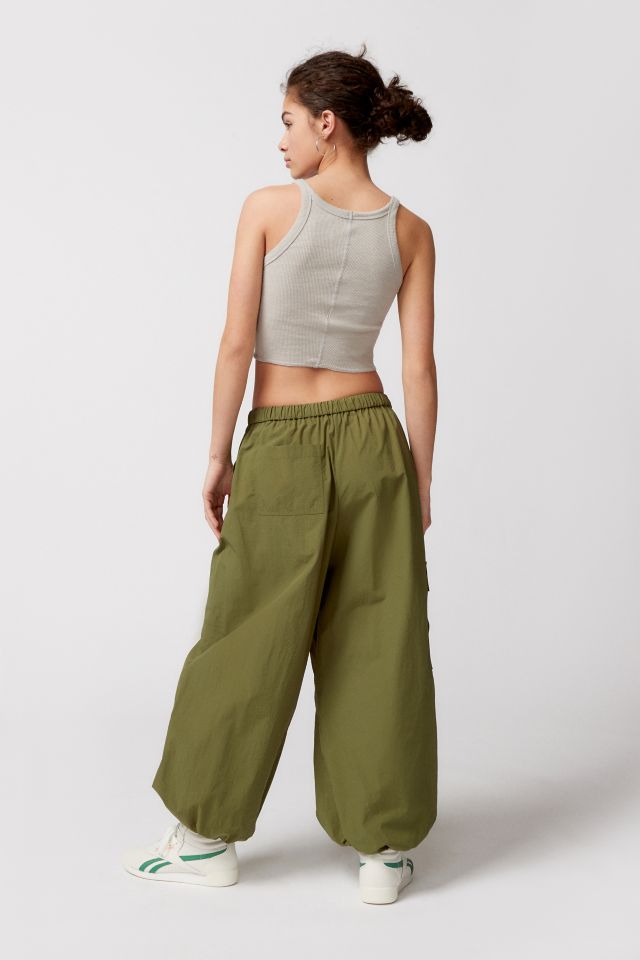 UO Jana Nylon Balloon Cargo Pant