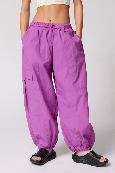 Urban Outfitters Uo Jana Nylon Balloon Cargo Pant In Lilac ModeSens