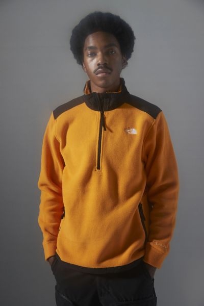 The North Face Alpine Polartec 200 Quarter-zip Jacket In Orange