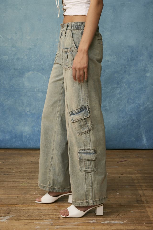 BDG Urban Outfitters Y2K Womens Denim Cargo Pants