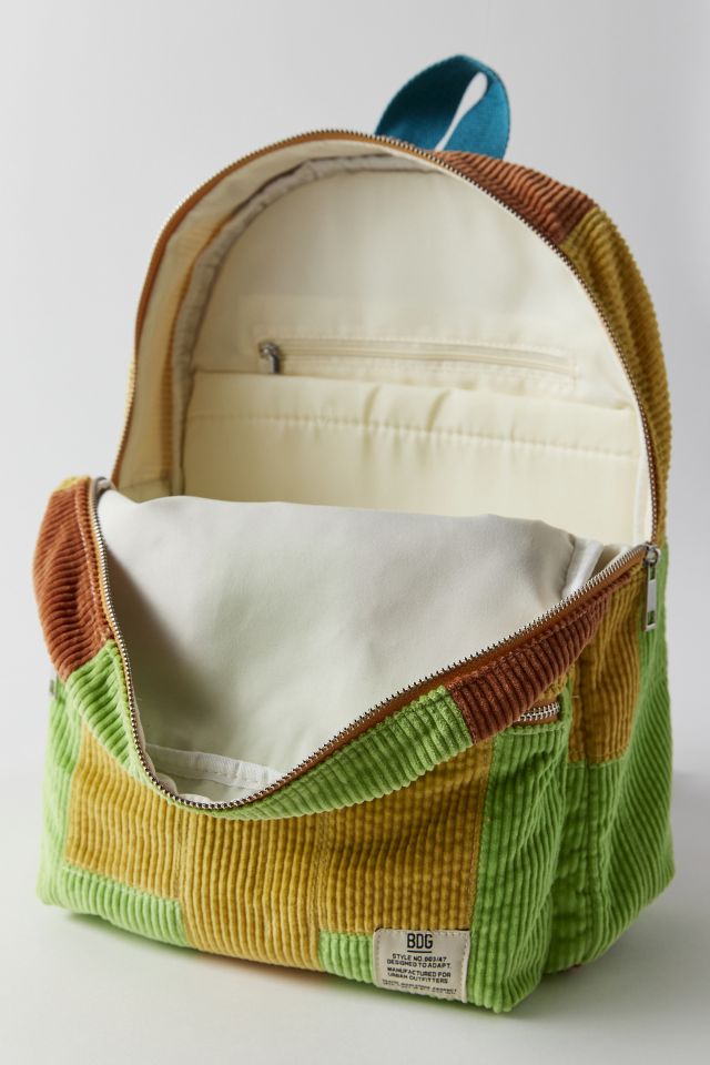 BDG Patchwork Corduroy Backpack #3