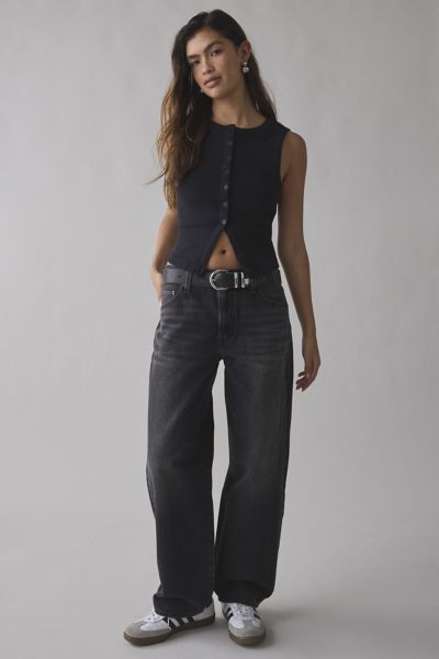 Levi's Women's '94 Cotton Baggy-fit Bootcut Jeans Macy's Exclusive In Onyx