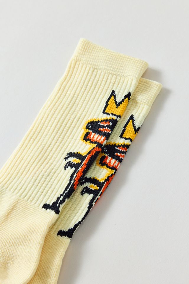 Basquiat Dino Crew Sock #2