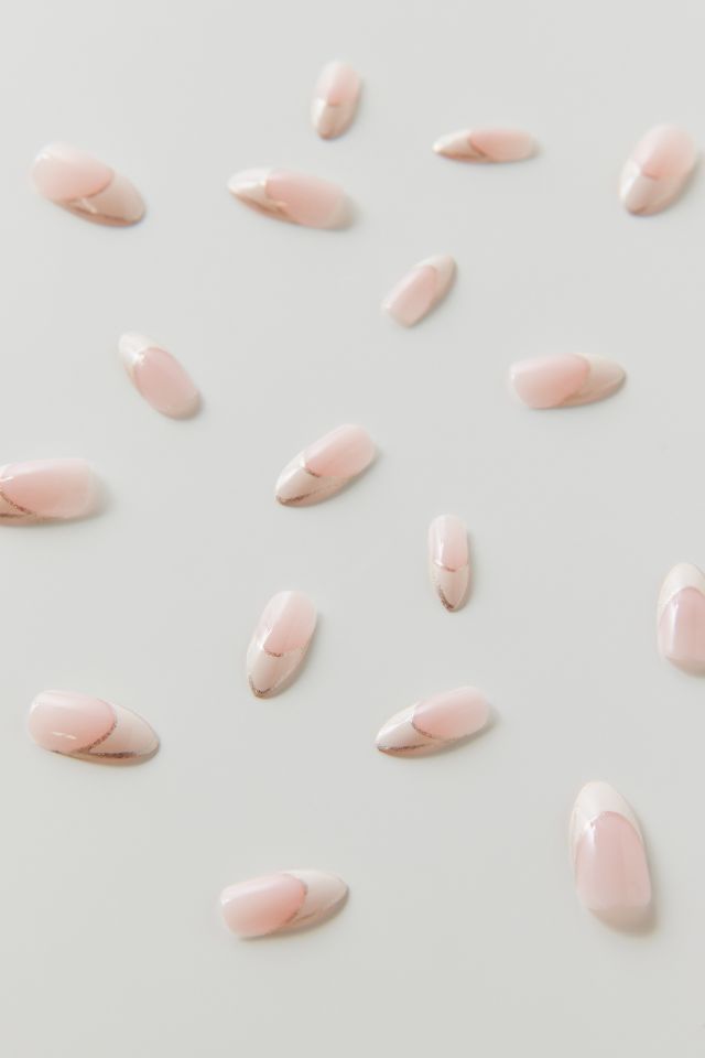 Ongles Statiques À L'Ensemble De Manucure Pop-On Réutilisable Amande Ivoire #1